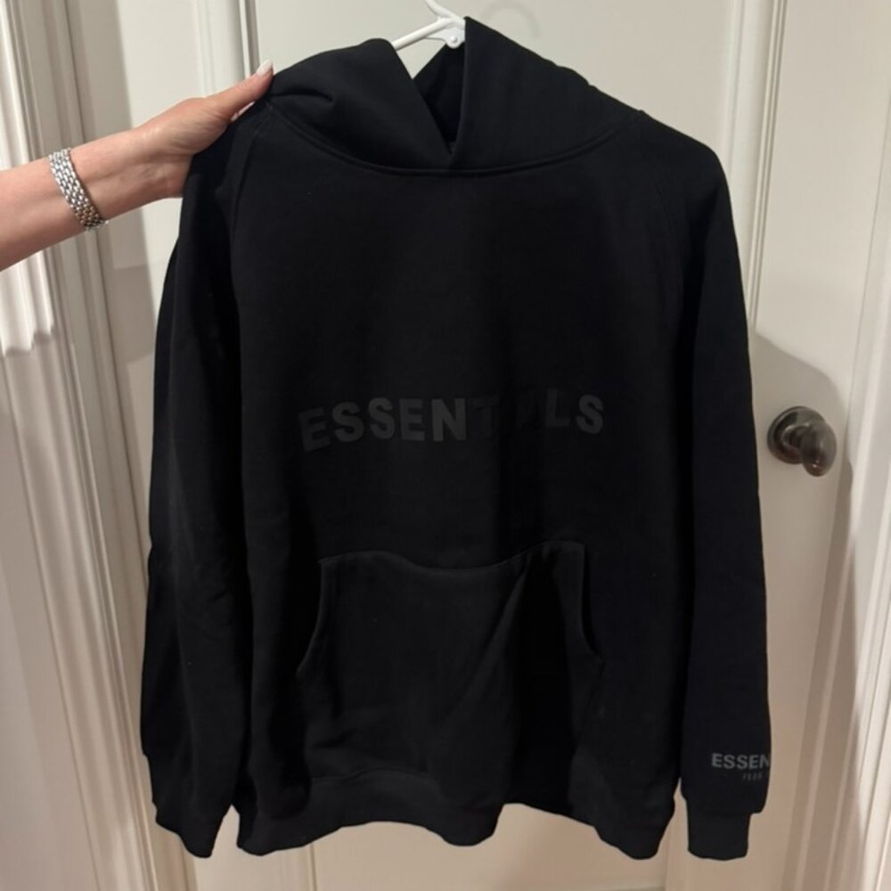 Fear of God Essentials Black Hoodie